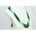 Beautiful 5 Line 188 CTS Natural Green Emerald Beads NECKLACE Strand Strings